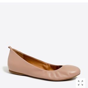 Jcrew nude ballet flats